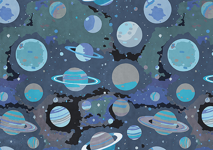 Interstellar, Ocean - Roman Blind - Image 7
